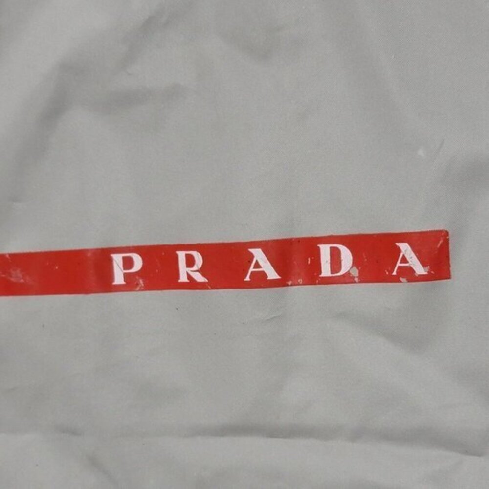 Prada Dust Bag Gray Red - Picture 3 of 4